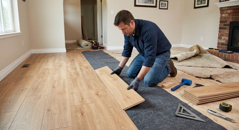 Laminate Floor Remodeling in Parrish, FL