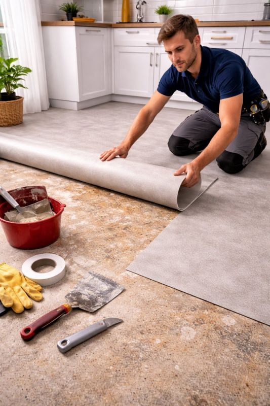 Linoleum Floor Installation in Bradenton, FL