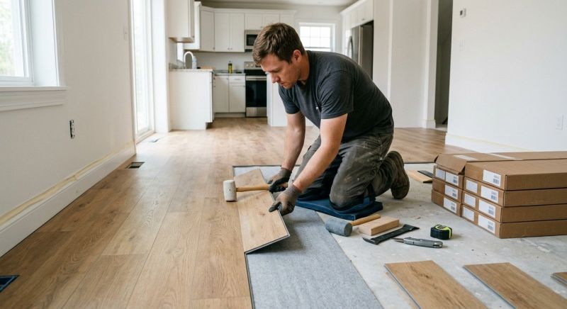 Vinyl Plank Floor Installation in Parrish, FL